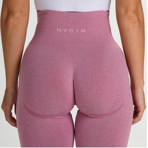 NVGTN pastel pink contour leggings